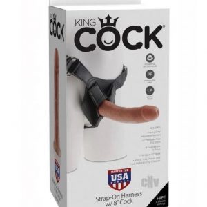 8 Inches King Cock Strap on