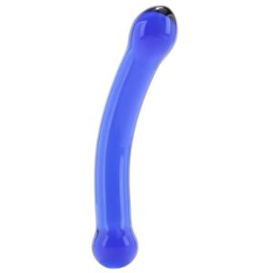 6 Inch Curved G-Spot Glass Dildo