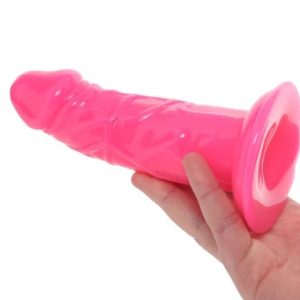 Back End Chubby Dildo in Pink