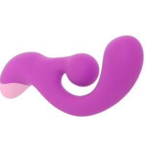 Bang! Gyro Silicone Rabbit Vibe in Purple