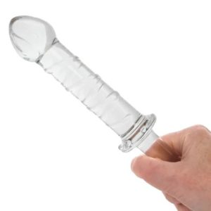 Clarity Elysian Swirl Heavenly Helix Glass Dildo