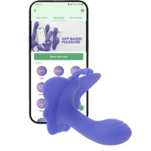 Connect App Controlled Venus Butterfly Wearable Vibe