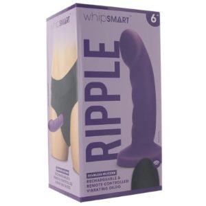 WhipSmart Ripple Remote 6 Inch Vibe in Purple